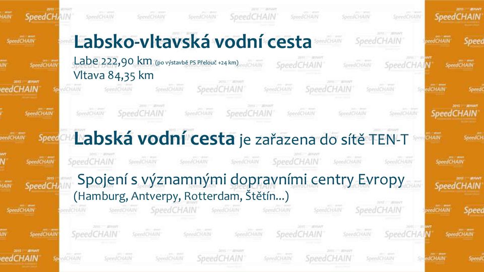 je zařazena do sítě TEN-T Spojení s významnými