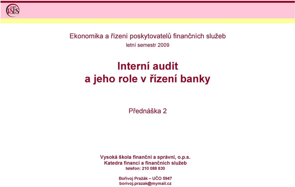 škola finanční a sp