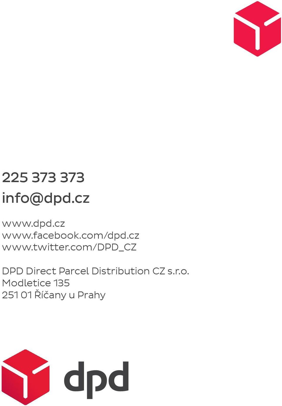 com/dpd_cz DPD Direct Parcel