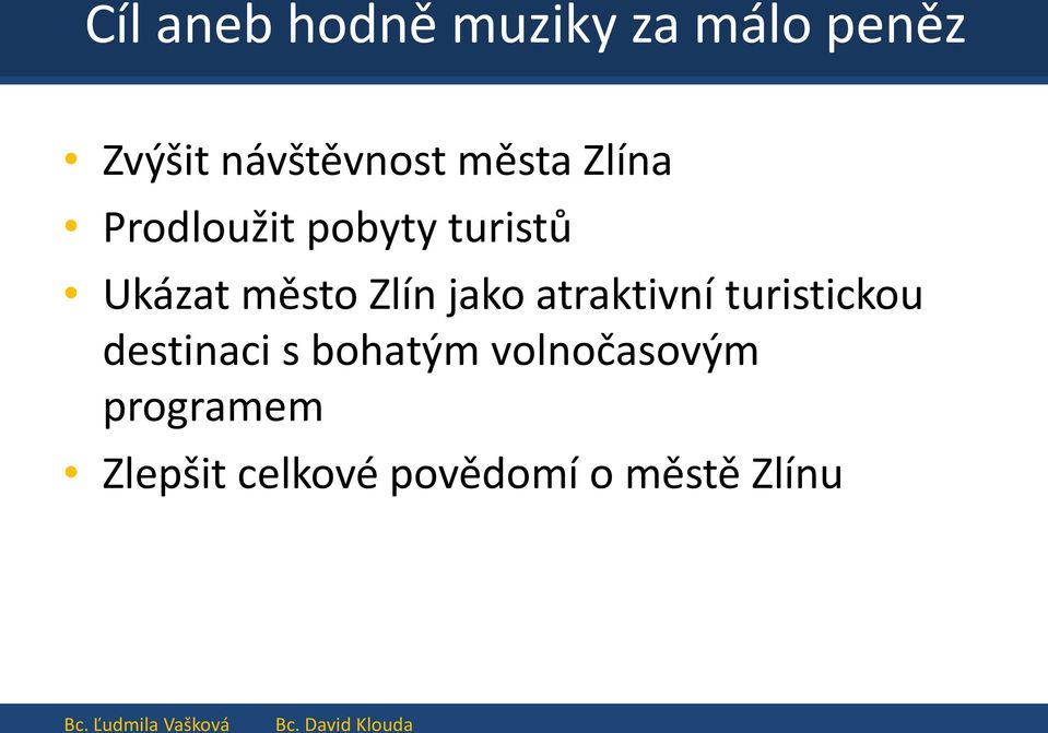 Zlín jako atraktivní turistickou destinaci s bohatým