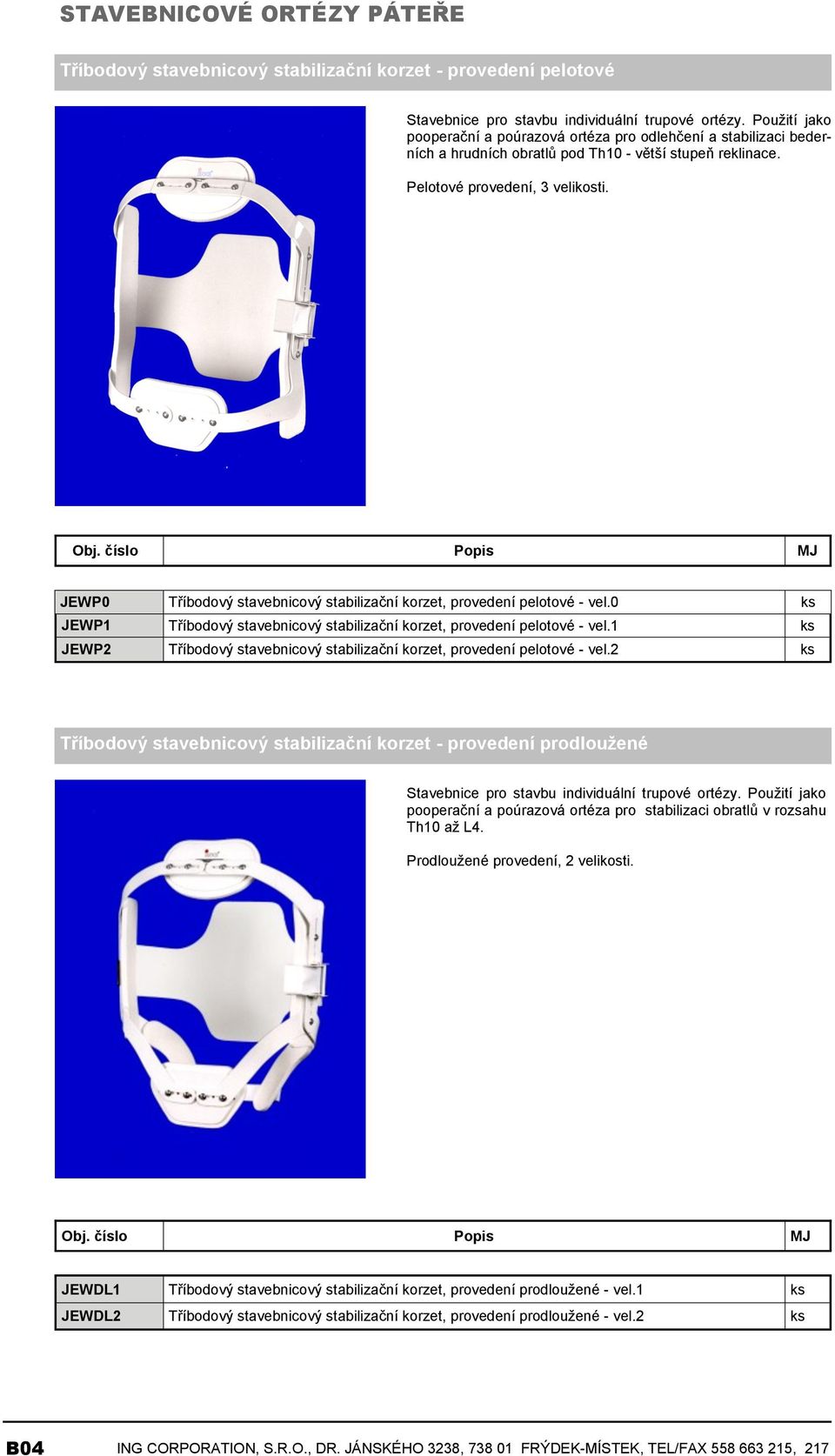 STAVEBNICOVÉ STABILIZAČNÍ TRUPOVÉ ORTÉZY - PDF Free Download