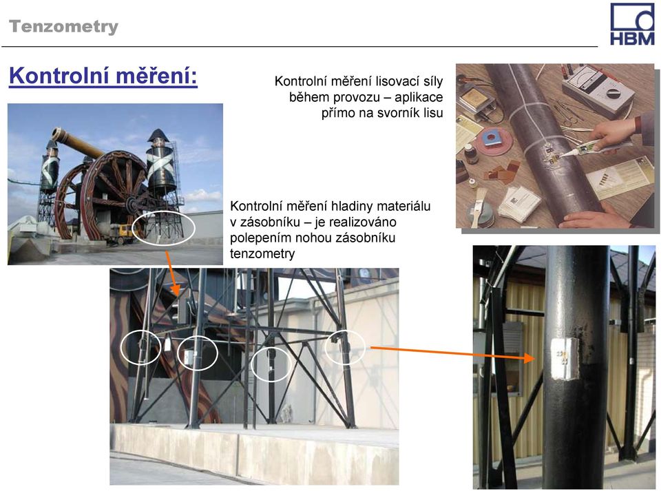 lisu Kontrolní měření hladiny materiálu v