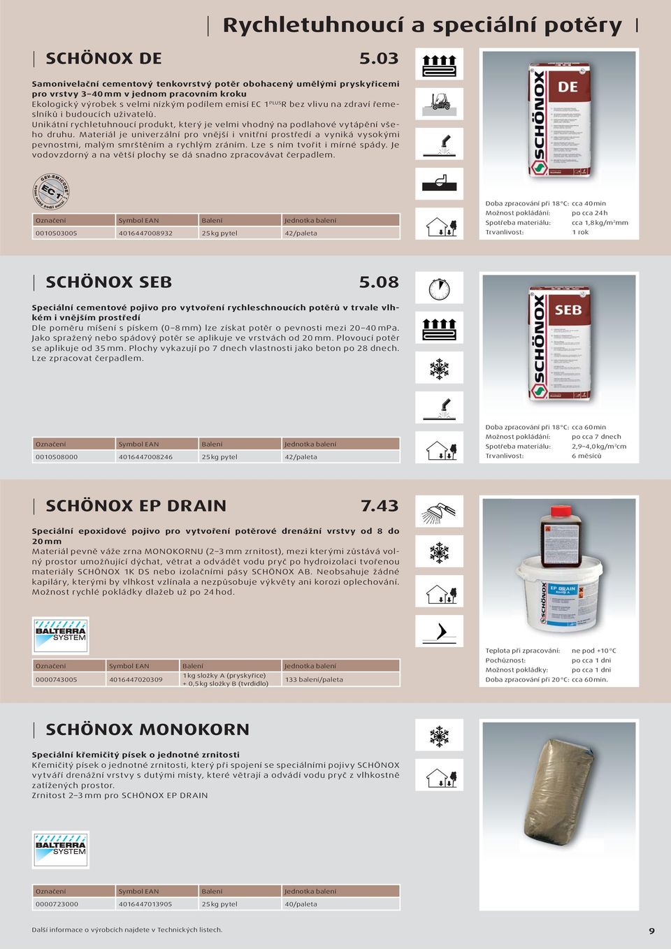 řemeslníků i budoucích uživatelů. Unikátní rychletuhnoucí produkt, který je velmi vhodný na podlahové vytápění všeho druhu.