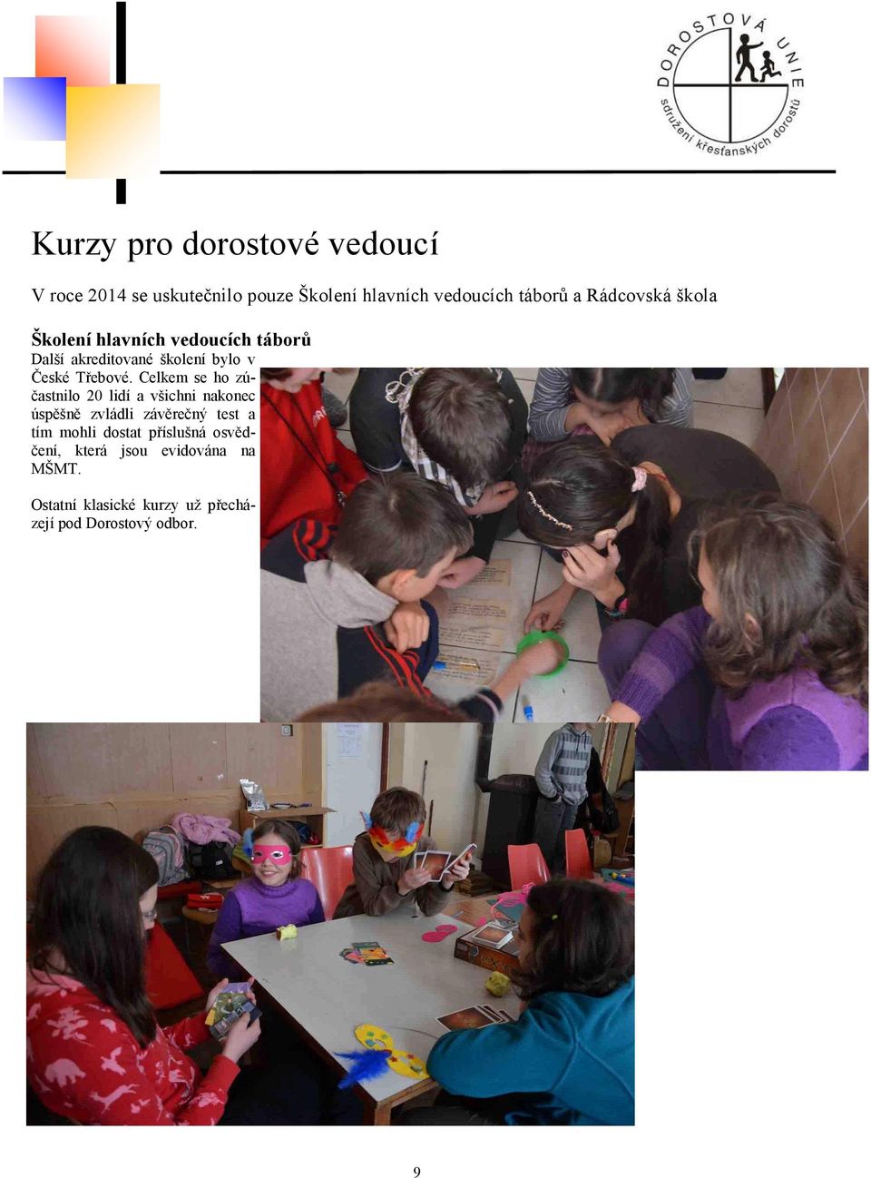 Celkem se ho zúčastnilo 20 lidí a všichni nakonec úspěšně zvládli závěrečný test a tím mohli dostat
