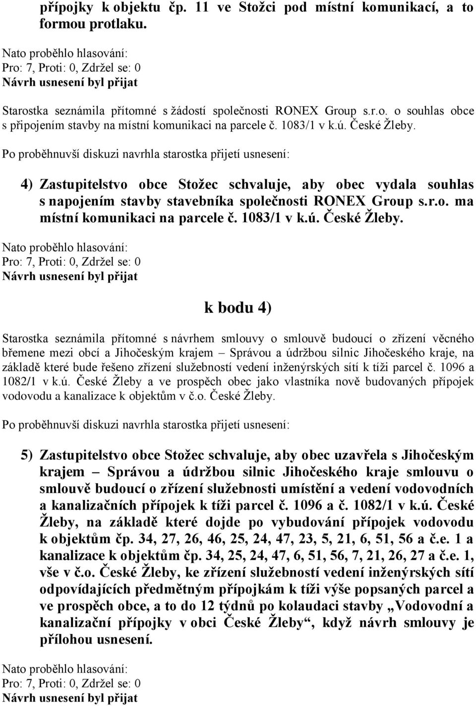 ú. České Žleby.