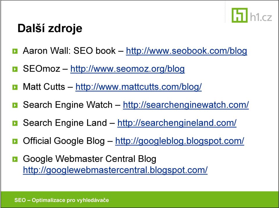 com/blog/ Search Engine Watch http://searchenginewatch.