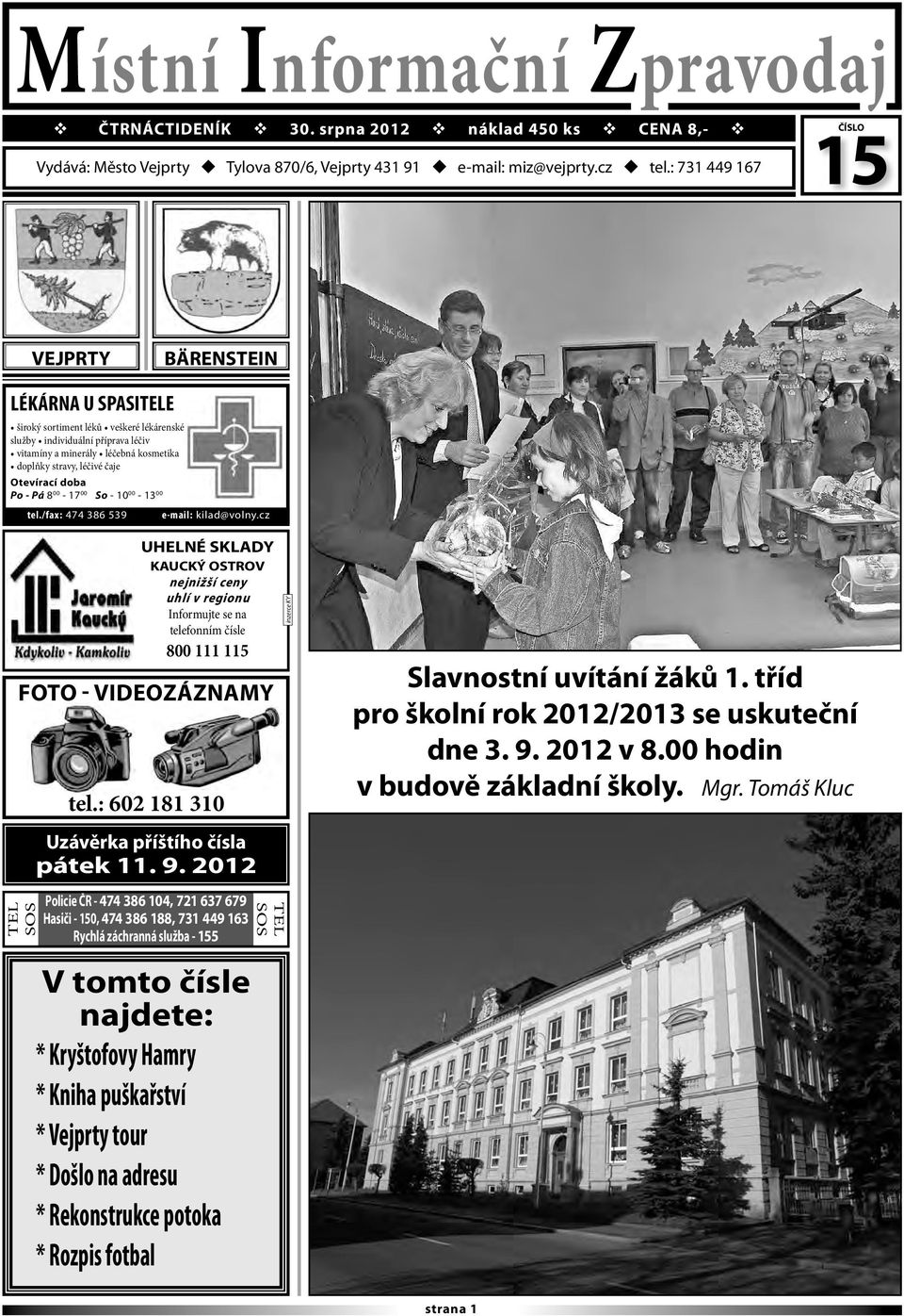 čaje Otevírací doba Po - Pá 8 00-17 00 So - 10 00-13 00 tel./fax: 474 386 539 e-mail: kilad@volny.
