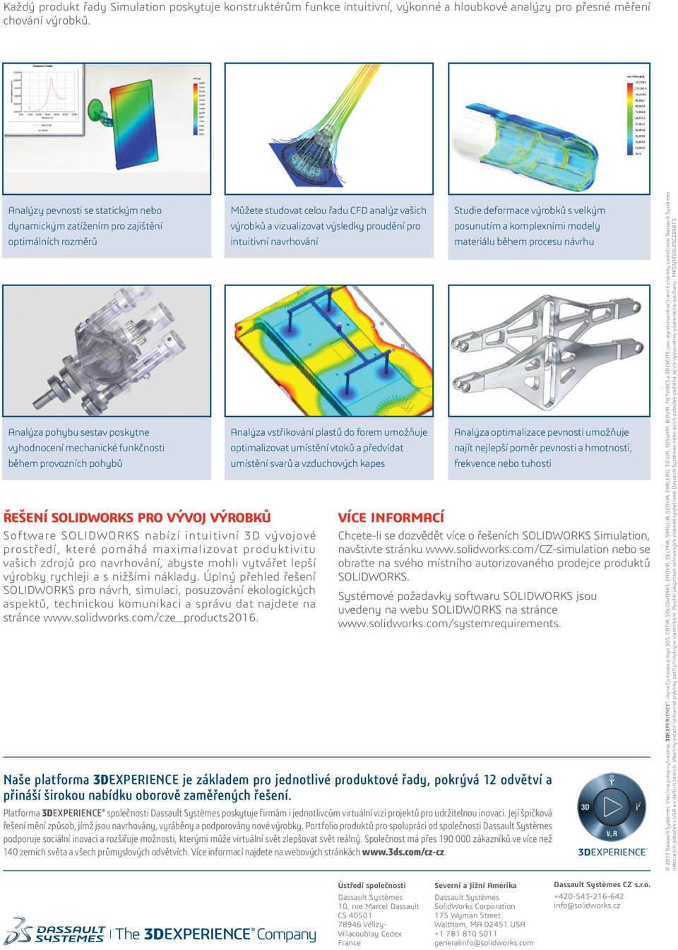 PRO VÝVOJ VÝROBKŮ Software SOLIDWORKS nabízí intuitivní 3D vývojové prostředí, které pomáhá maximalizovat produktivitu vašich zdrojů pro navrhování, abyste mohli vytvářet lepší výrobky rychleji a s