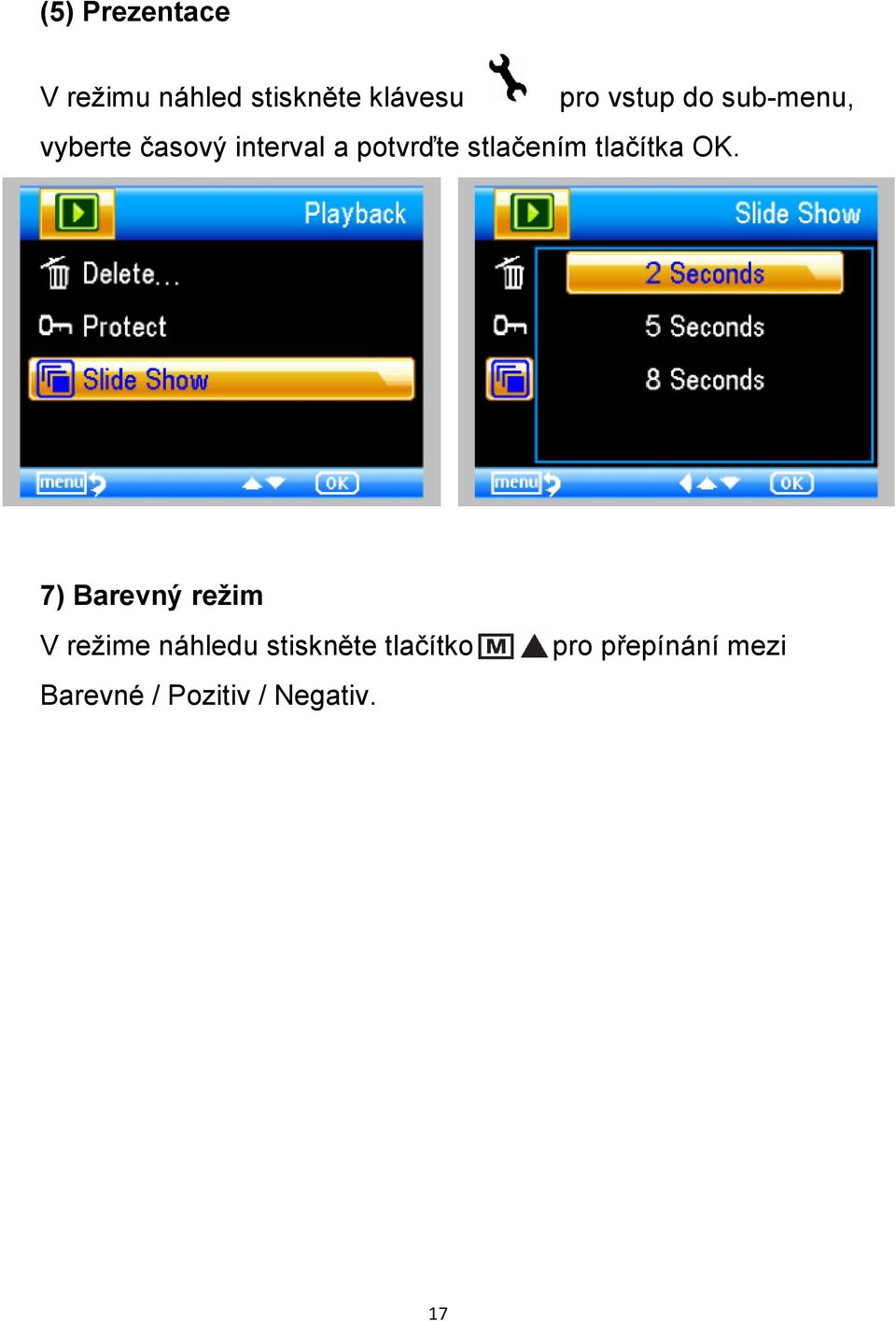 tlačítka OK.