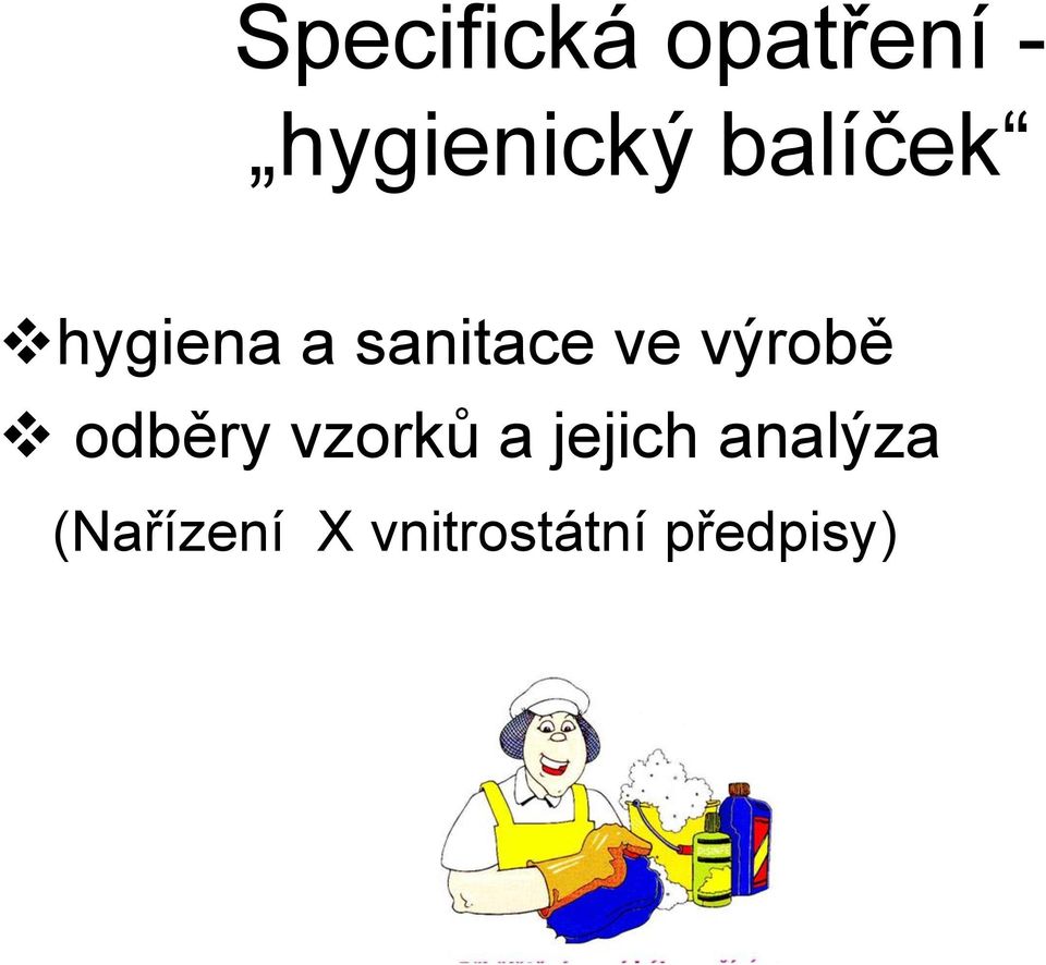 výrobě odběry vzorků a jejich