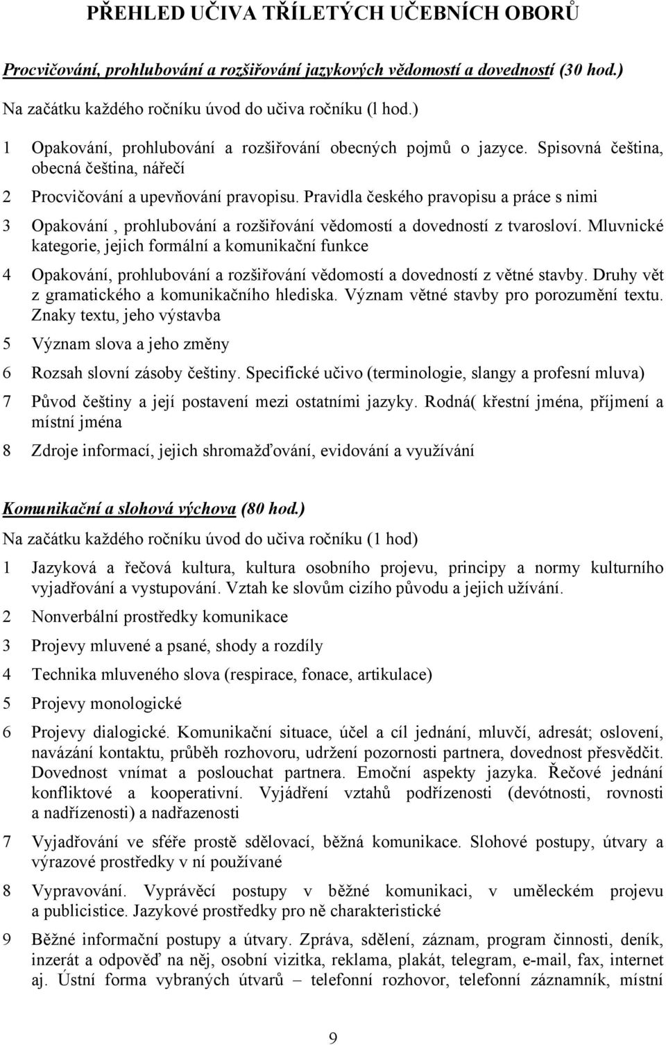 Pravidla českého pravopisu a práce s nimi 3 Opakování, prohlubování a rozšiřování vědomostí a dovedností z tvarosloví.