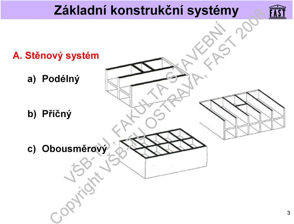 Podélný b)