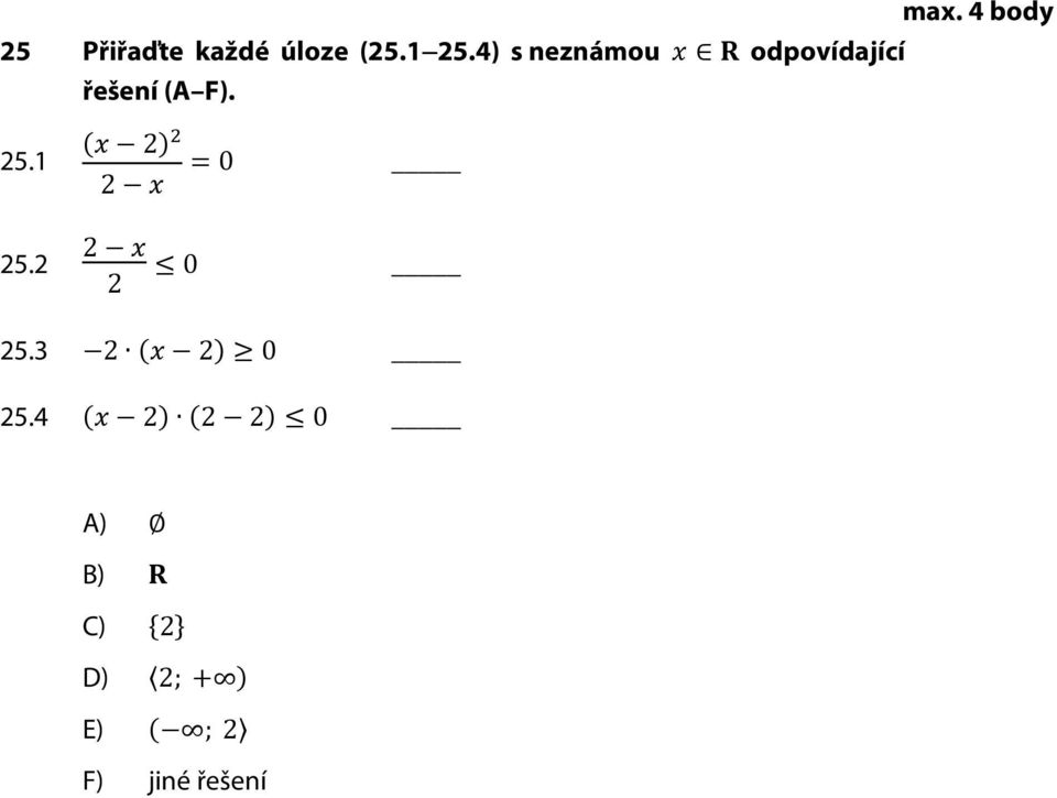 F). 25.1 25.2 25.3 25.