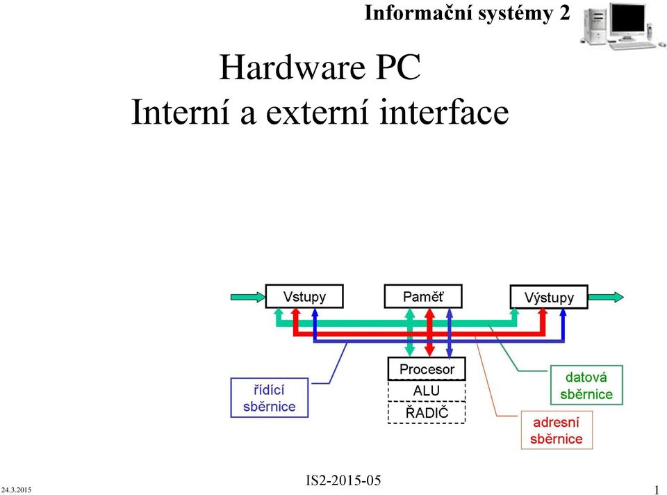 a externí interface
