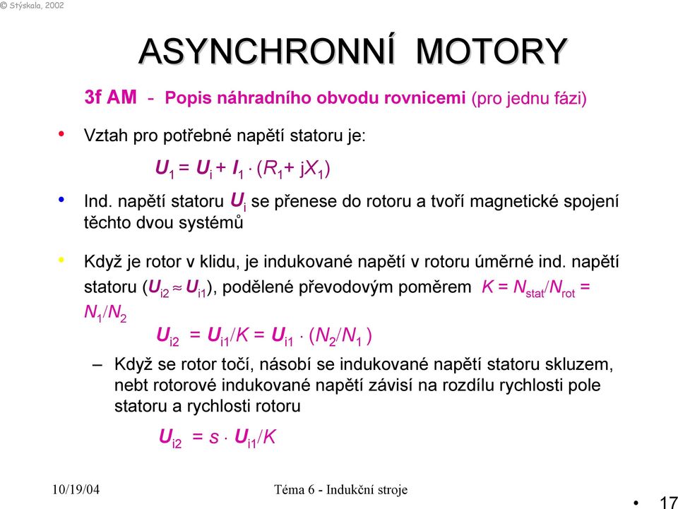 úměrné ind.