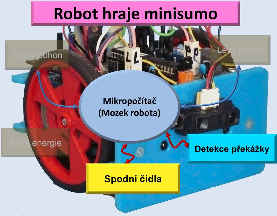 Mikropočítač (Mozek robota)