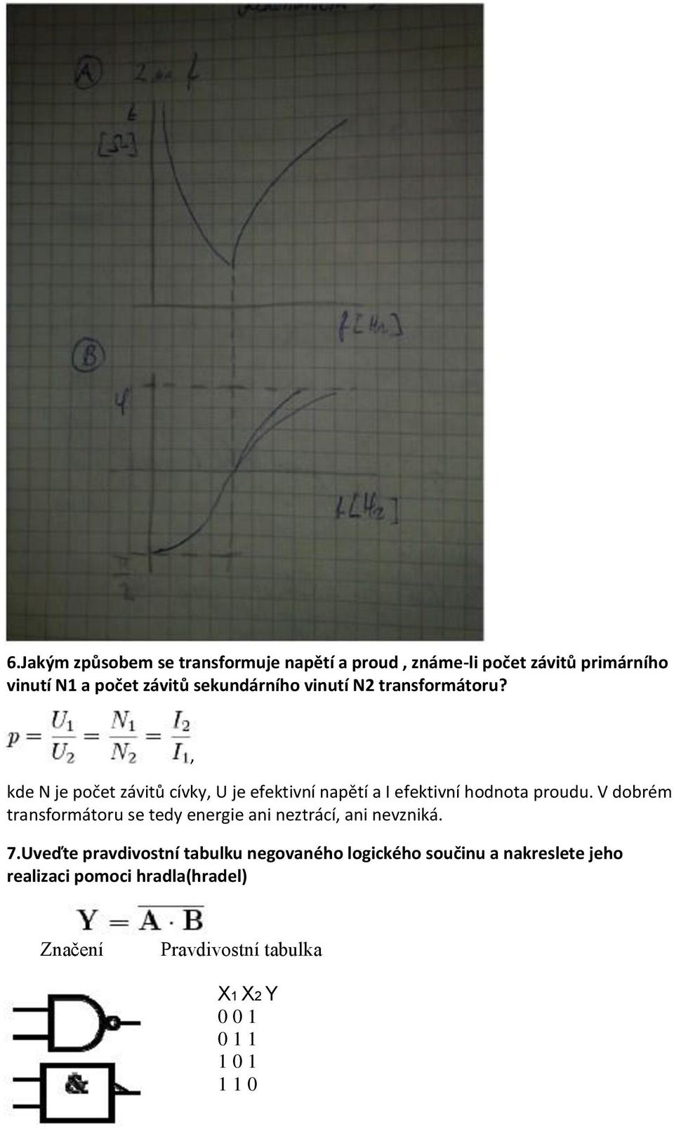 , kde N je počet závitů cívky, U je efektivní napětí a I efektivní hodnota proudu.