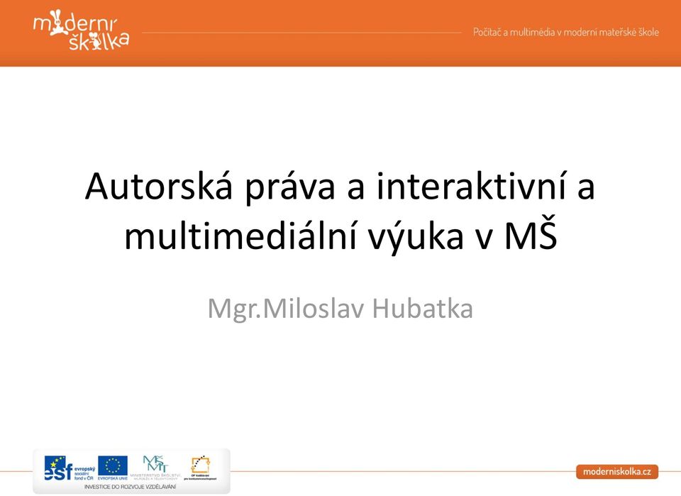 multimediální výuka