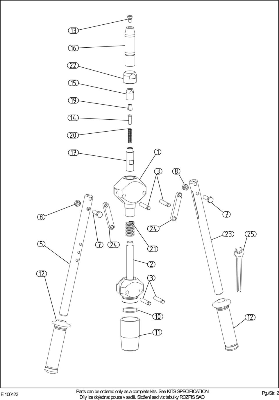 kits. See KITS SPECIFICATION. E 100423 Pg./Str.