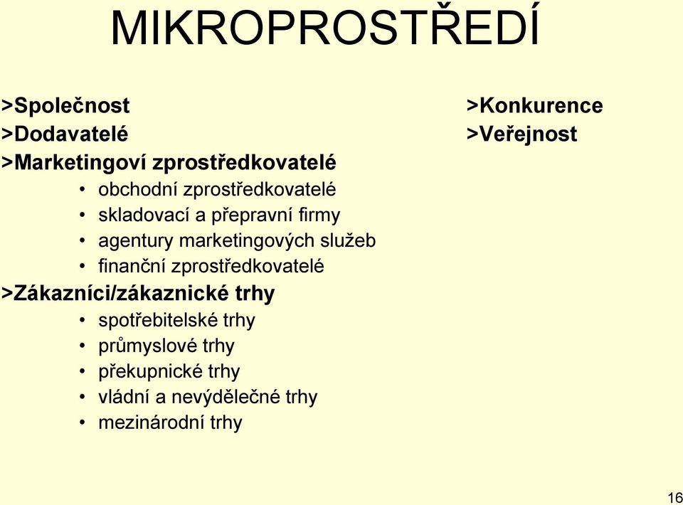 finanční zprostředkovatelé >Zákazníci/zákaznické trhy spotřebitelské trhy