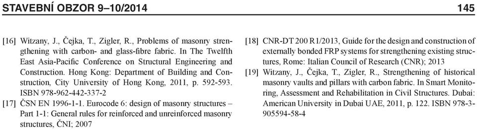 ISBN 978-962-442-337-2 [17] ČSN EN 1996-1-1.