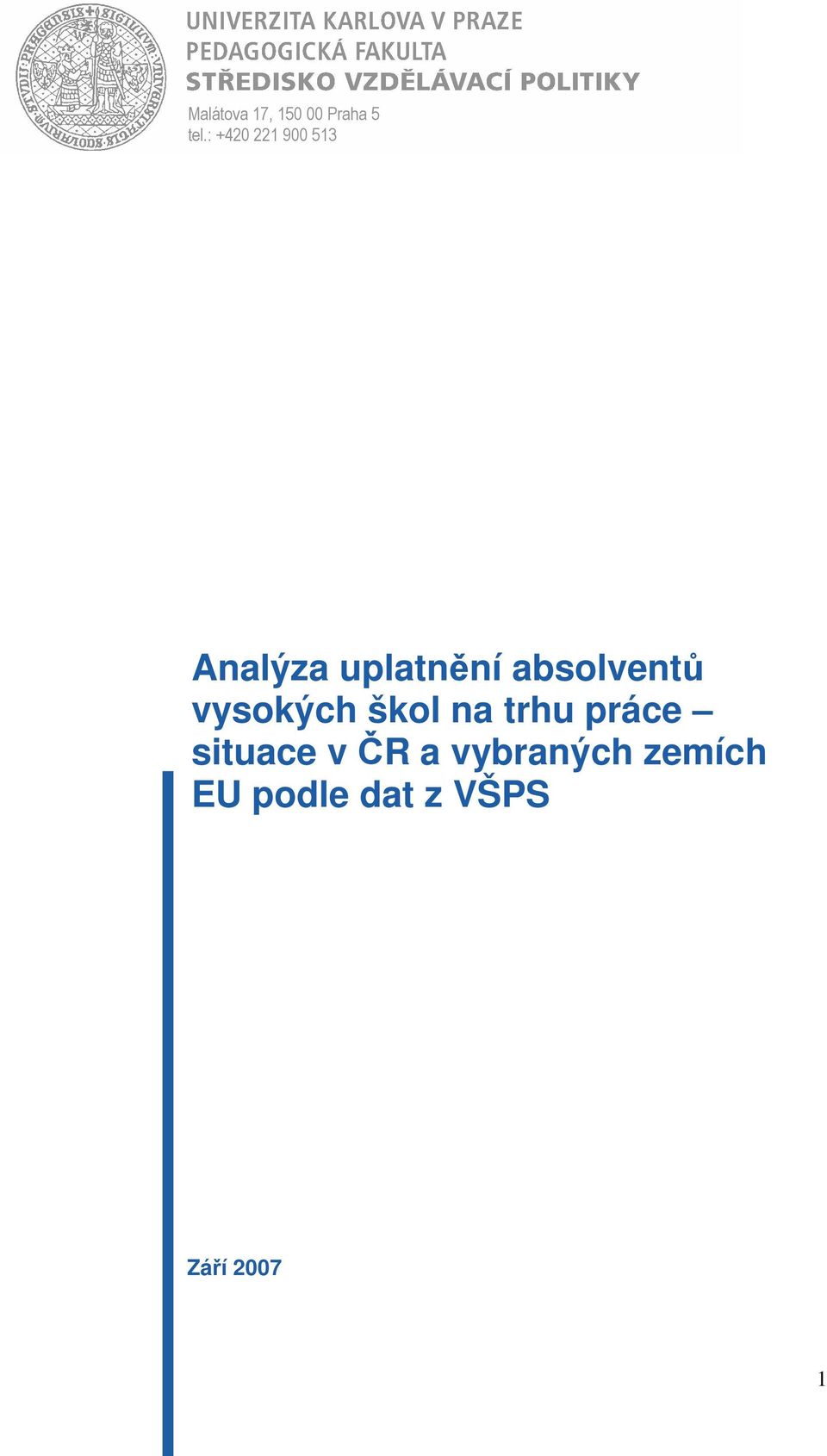 absolventů vysokých škol na trhu práce