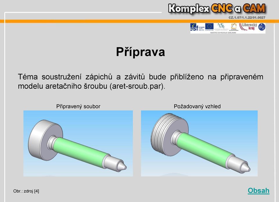 aretačniho šroubu (aret-sroub.par).