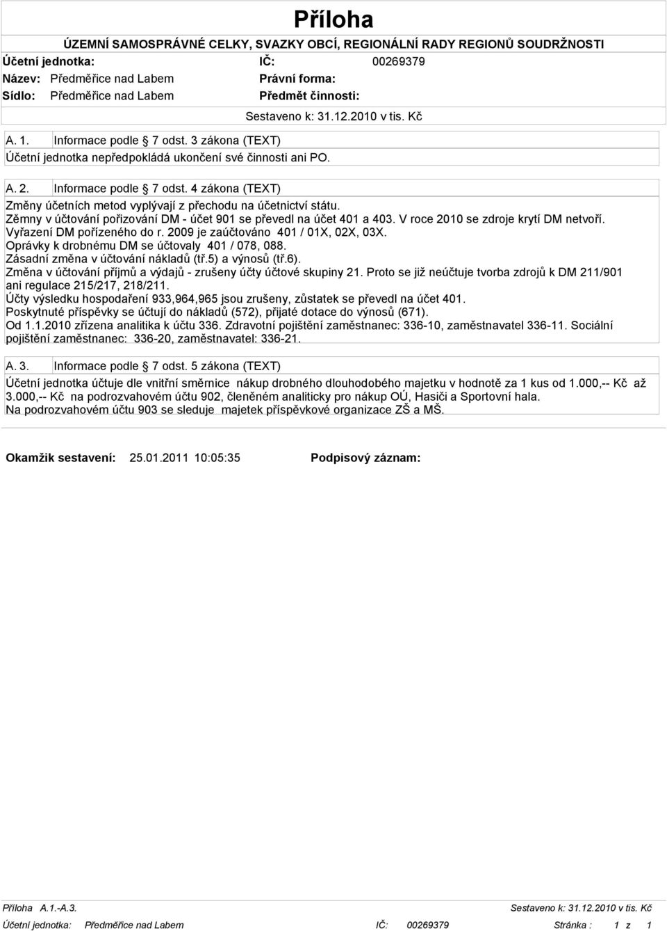 Oprávky k drobnému DM se účtovaly 401 / 078, 088. Zásadní změna v účtování nákladů (tř.5) a výnosů (tř.6). Změna v účtování příjmů a výdajů - zrušeny účty účtové skupiny 21.