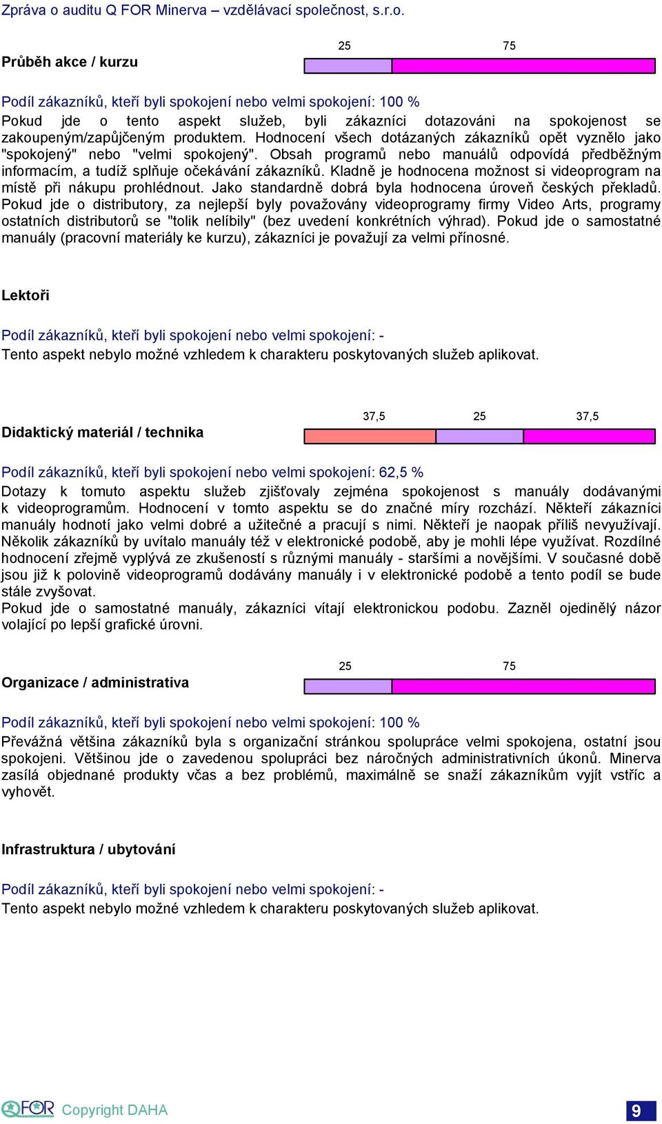 Kladně je hodnocena možnost si videoprogram na místě při nákupu prohlédnout. Jako standardně dobrá byla hodnocena úroveň českých překladů.