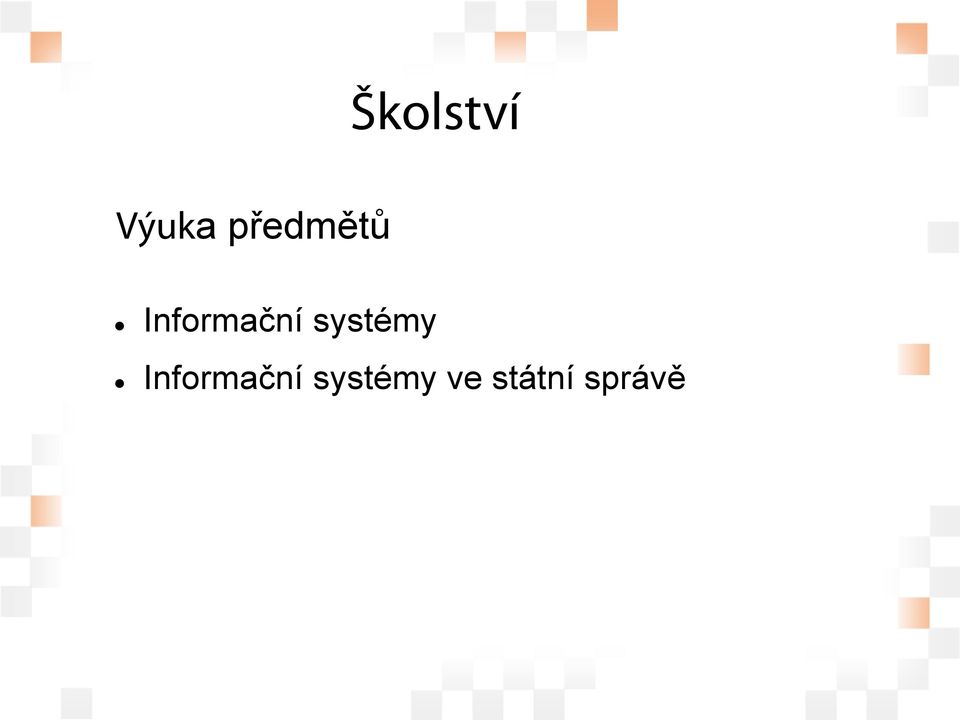 systémy Informační