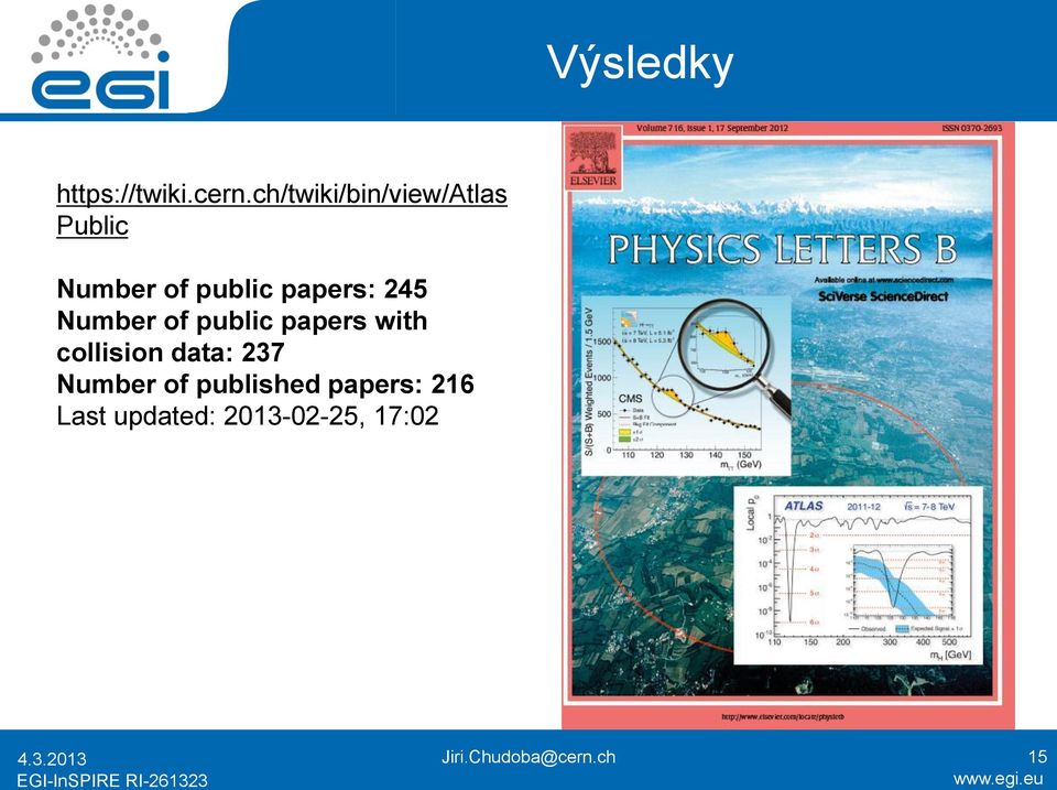 245 Number of public papers with collision data: 237
