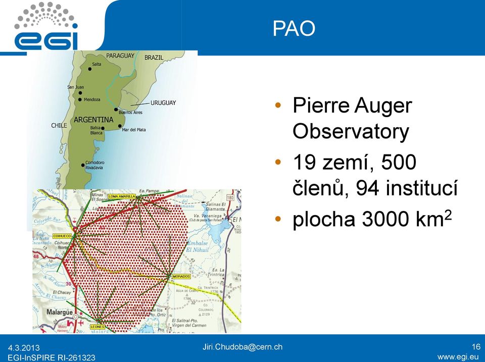 členů, 94 institucí plocha