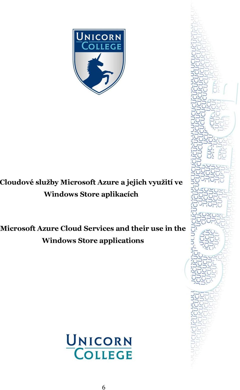 aplikacích Microsoft Azure Cloud