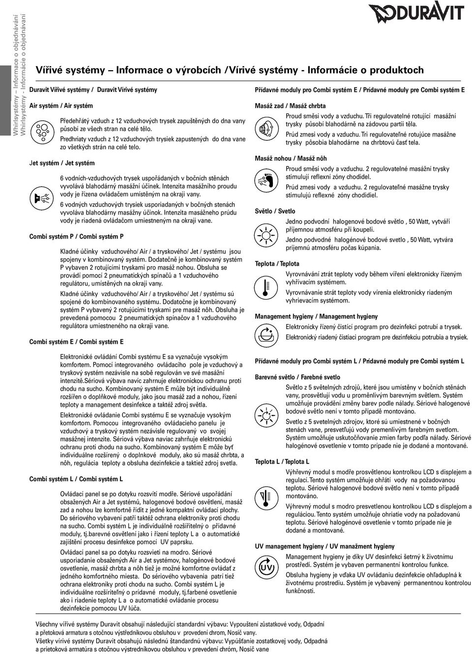 Predhriaty vzduch z 12 vzduchových trysiek zapustených do dna vane zo všetkých strán na celé telo.