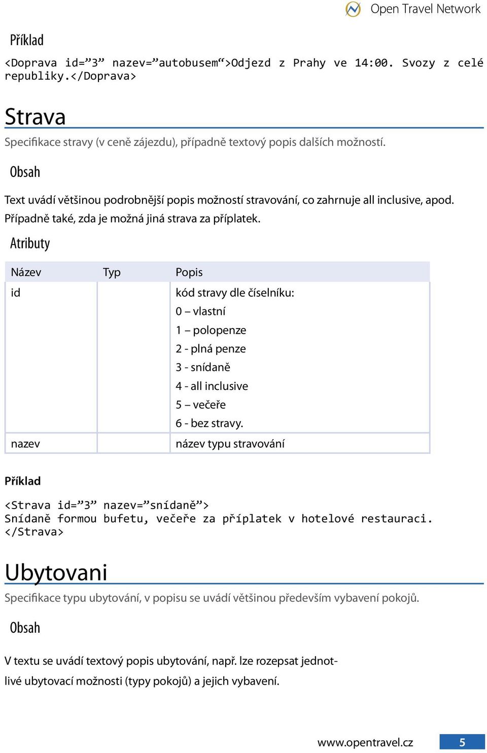 id kód stravy dle číselníku: 0 vlastní 1 polopenze 2 - plná penze 3 - snídaně 4 - all inclusive 5 večeře 6 - bez stravy.