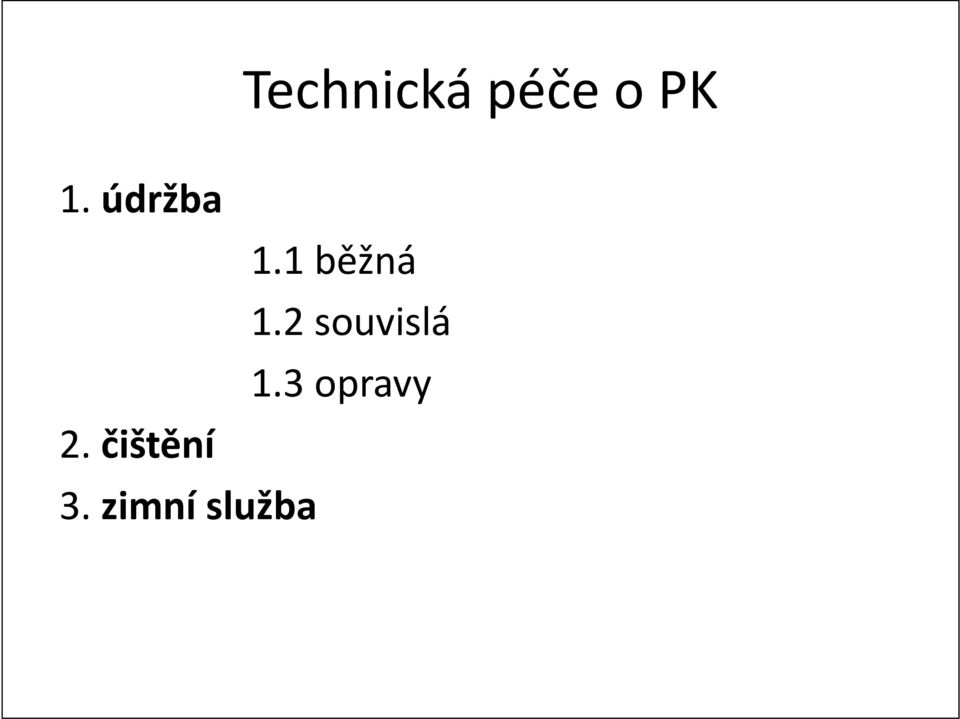 zimní služba 1.