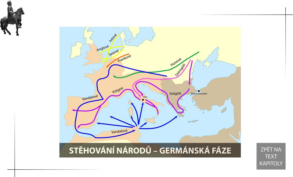 Konstantinopol Řím Vandalové Vandalové