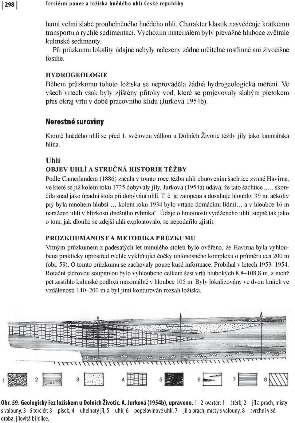 HYDROGEOLOGIE Během průzkumu tohoto ložiska se neprováděla žádná hydrogeologická měření.