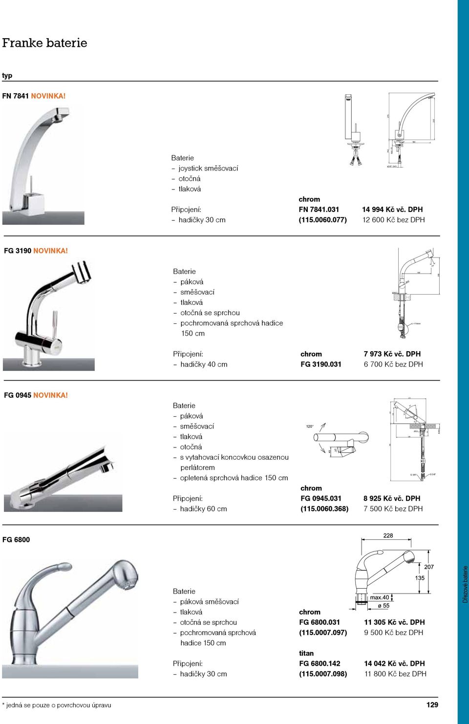 opletená sprchová hadice 150 cm hadičky 60 cm 120 49 FG 0945.031 (115.0060.368) 25 187 806 135 50 50 35 G 3/8" G 3/8" 8 925 Kč vč.