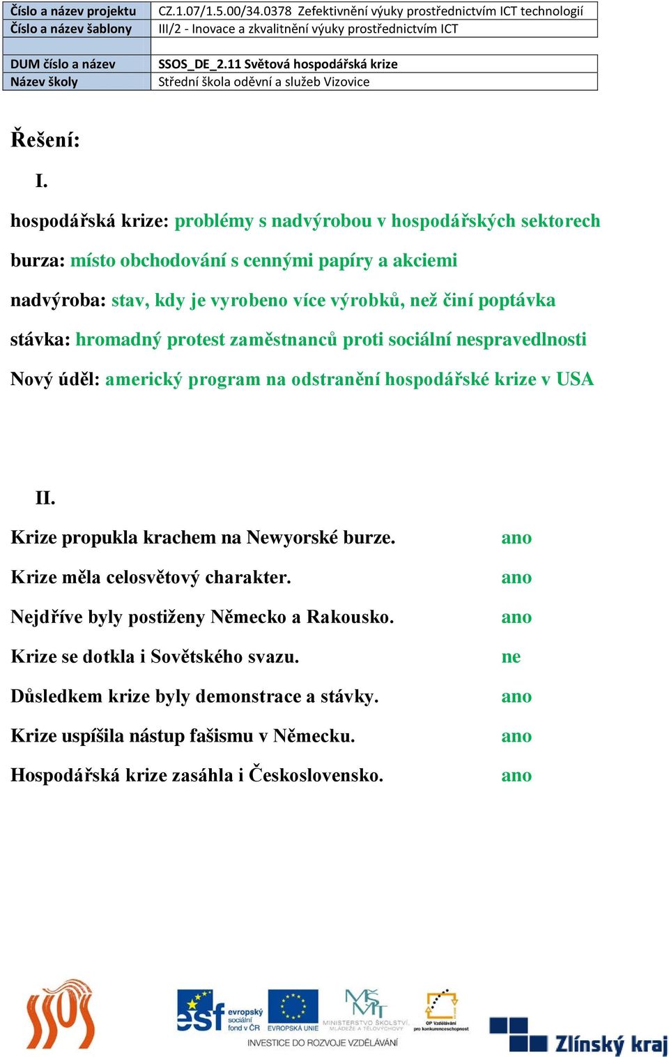 více výrobků, než činí poptávka stávka: hromadný protest zaměstnanců proti sociální nespravedlnosti Nový úděl: americký program na odstranění hospodářské