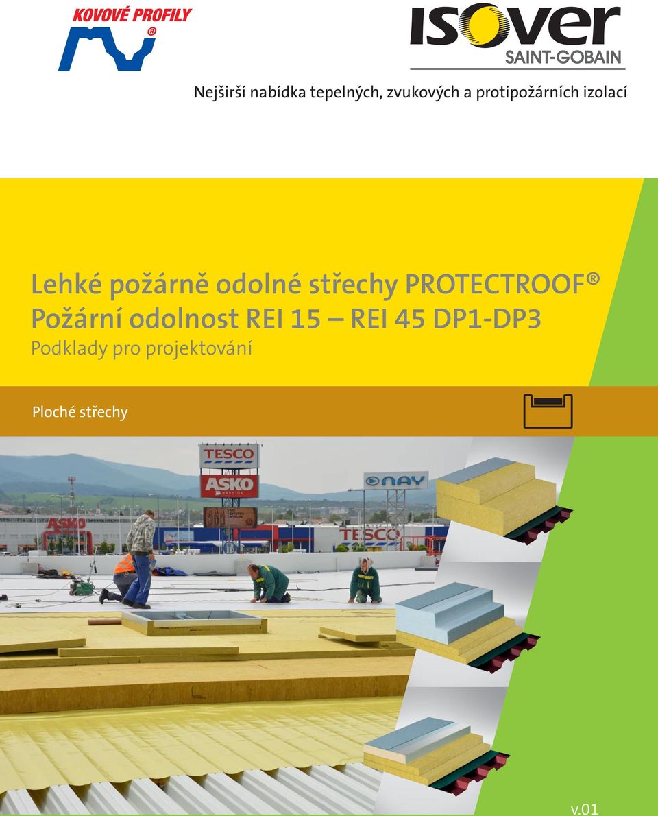 střechy PROTECTROOF Požární odolnost REI 15