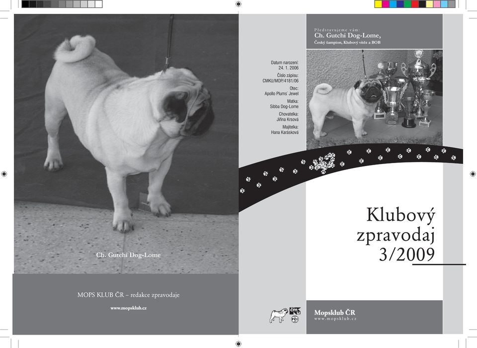 2006 Číslo zápisu: CMKU/MOP/4181/06 Otec: Apollo Plums Jewel Matka: Sibba Dog-Lome