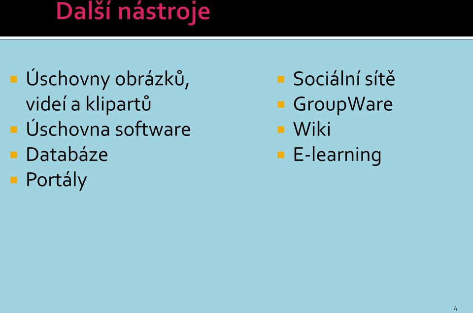 Databáze Portály Sociální