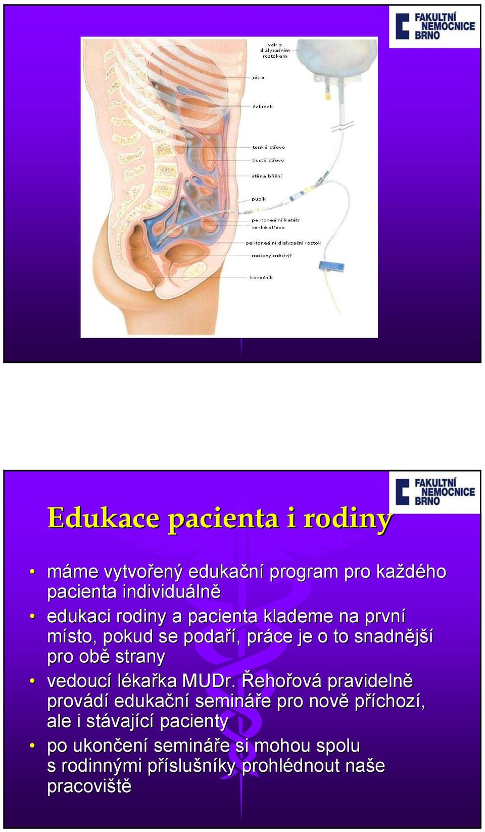 strany vedoucí lékařka MUDr.