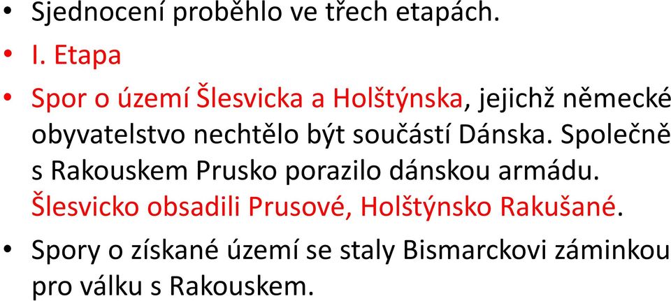 nechtělo být součástí Dánska.