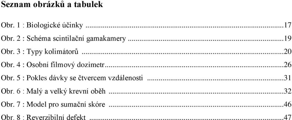 4 : Osobní filmový dozimetr... 26 Obr. 5 : Pokles dávky se čtvercem vzdálenosti.