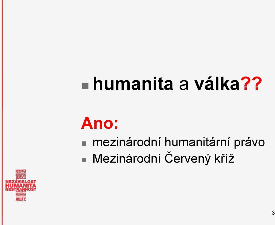 humanitární právo