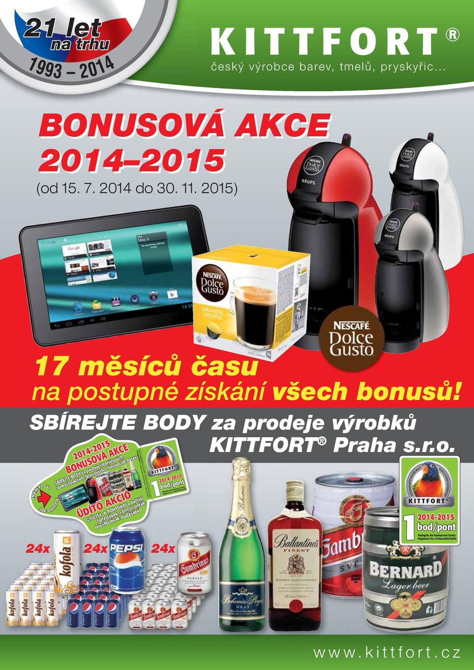 tupné získání všech bon