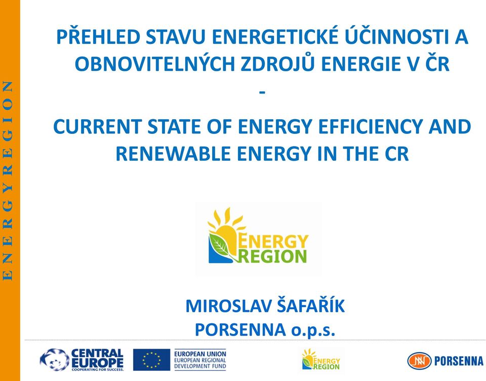 CURRENT STATE OF ENERGY EFFICIENCY AND