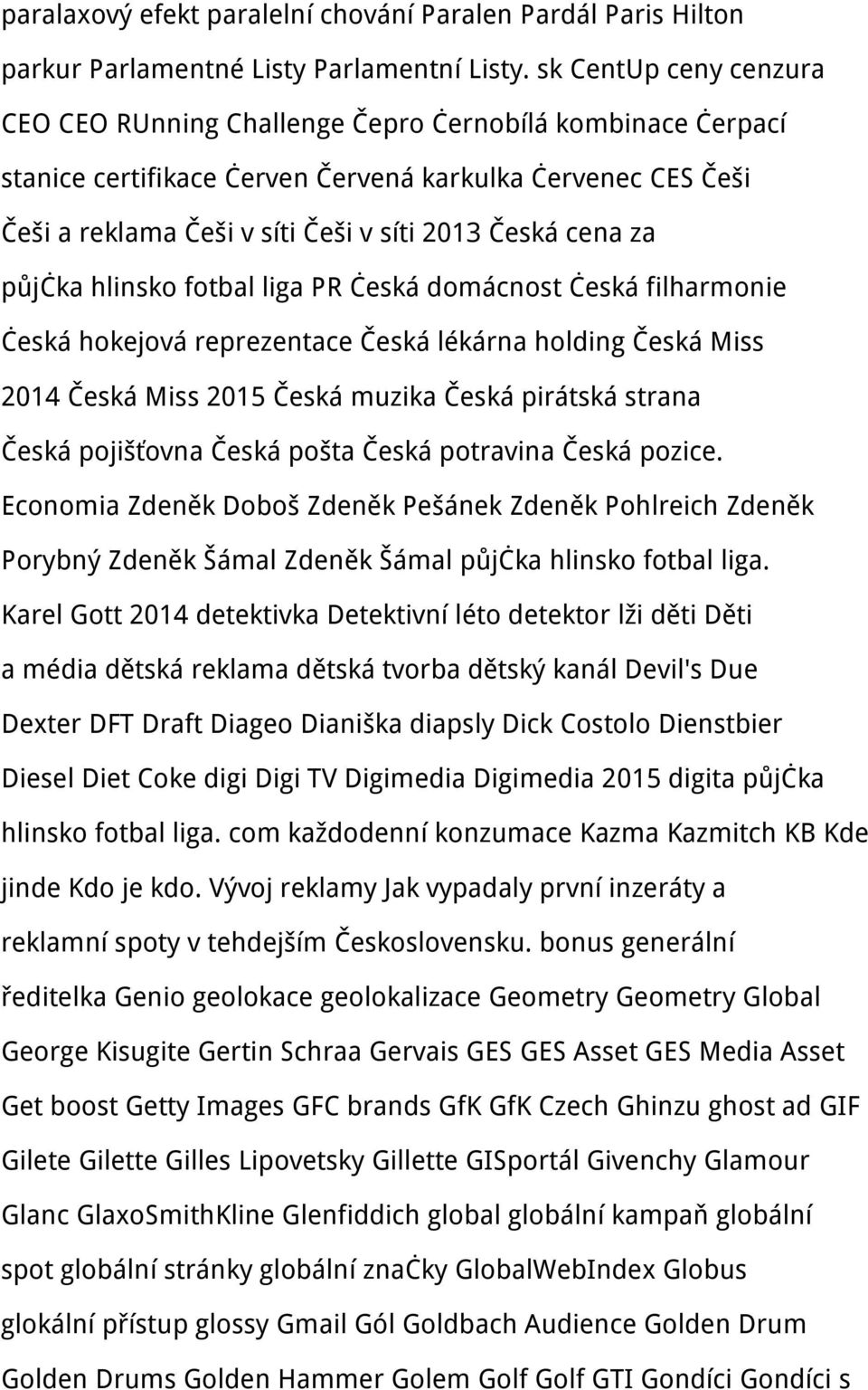 za půjčka hlinsko fotbal liga PR česká domácnost česká filharmonie česká hokejová reprezentace Česká lékárna holding Česká Miss 2014 Česká Miss 2015 Česká muzika Česká pirátská strana Česká
